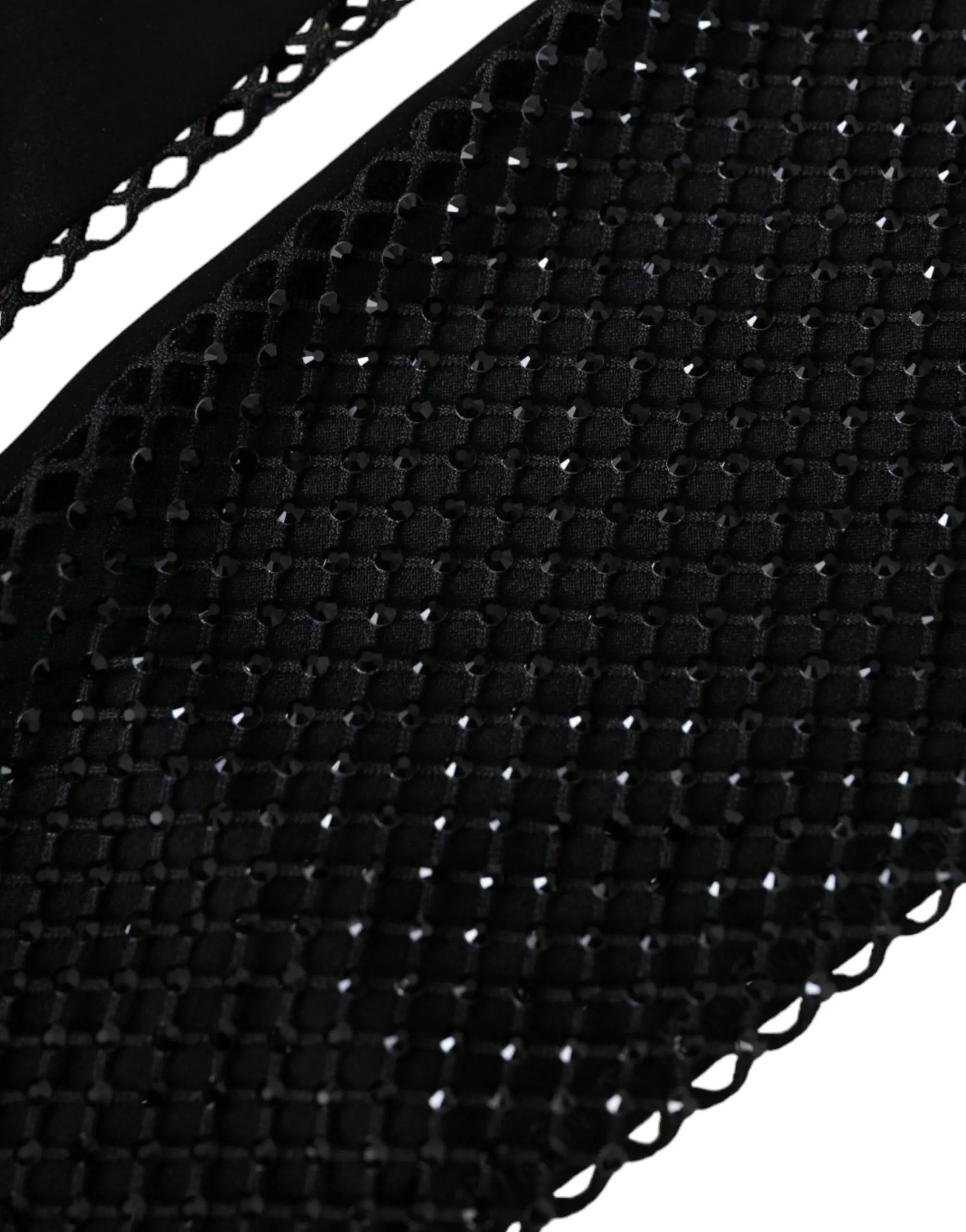 Women Black Mesh Net Elbow Length Gloves sold by Louxly product image thumbnail 5