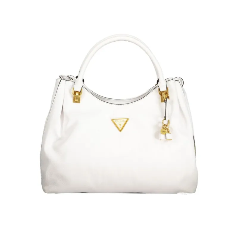 White Polyethylene Handbag sold by Louxly