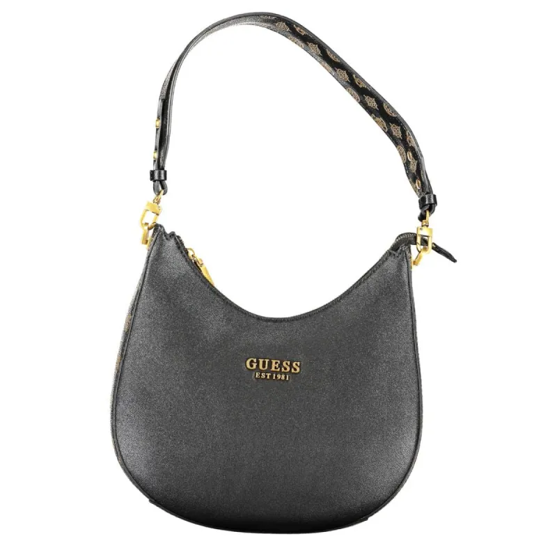 Black Polyethylene Handbag sold by Louxly