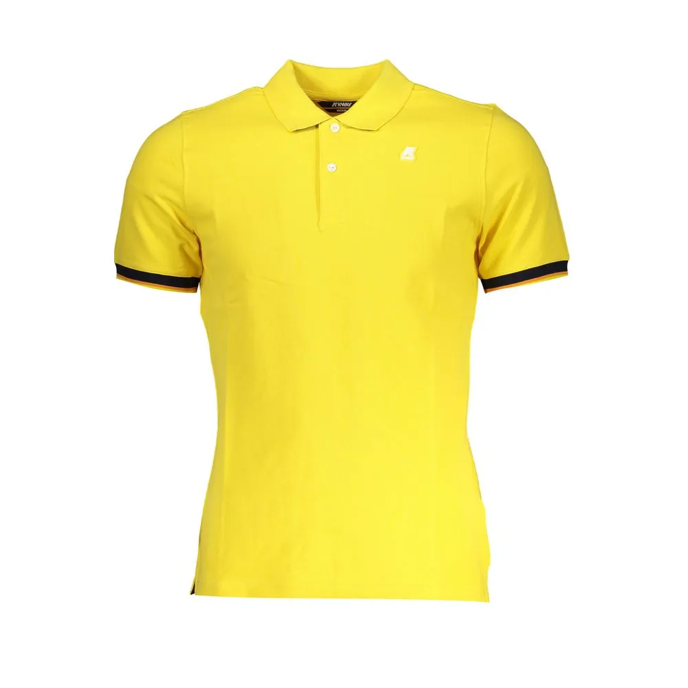 Sunshine Yellow Cotton Blend Polo sold by Louxly