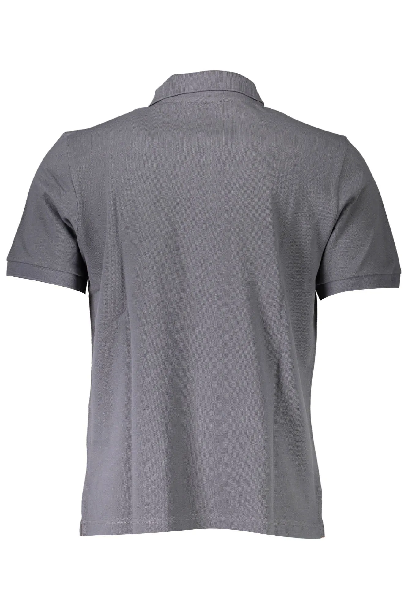 Sleek Gray Short-Sleeved Polo Shirt sold by Louxly product image thumbnail 2