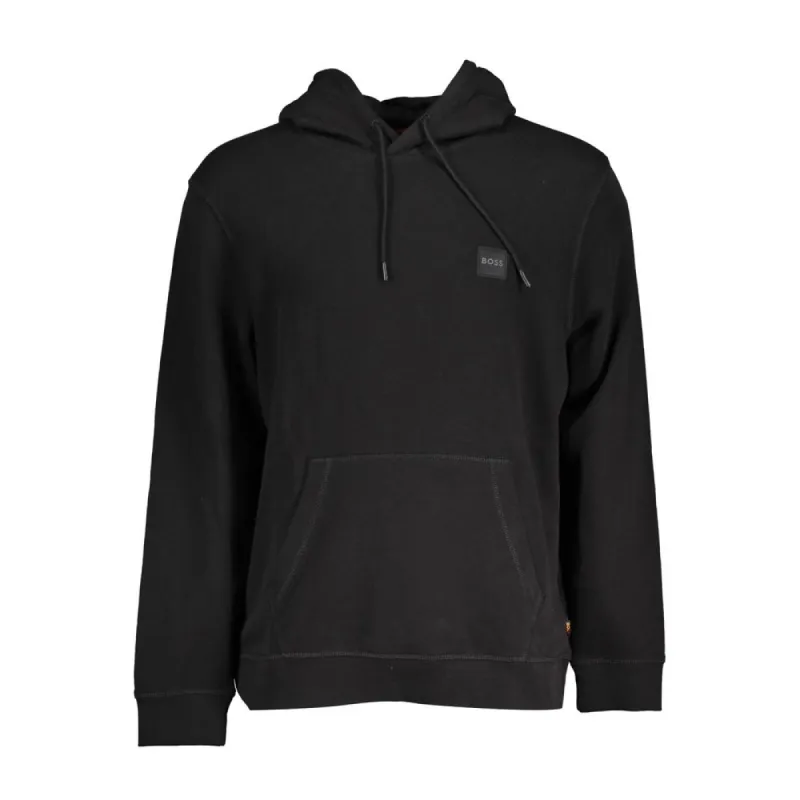 Sleek Hooded Brushed Sweatshirt sold by Louxly