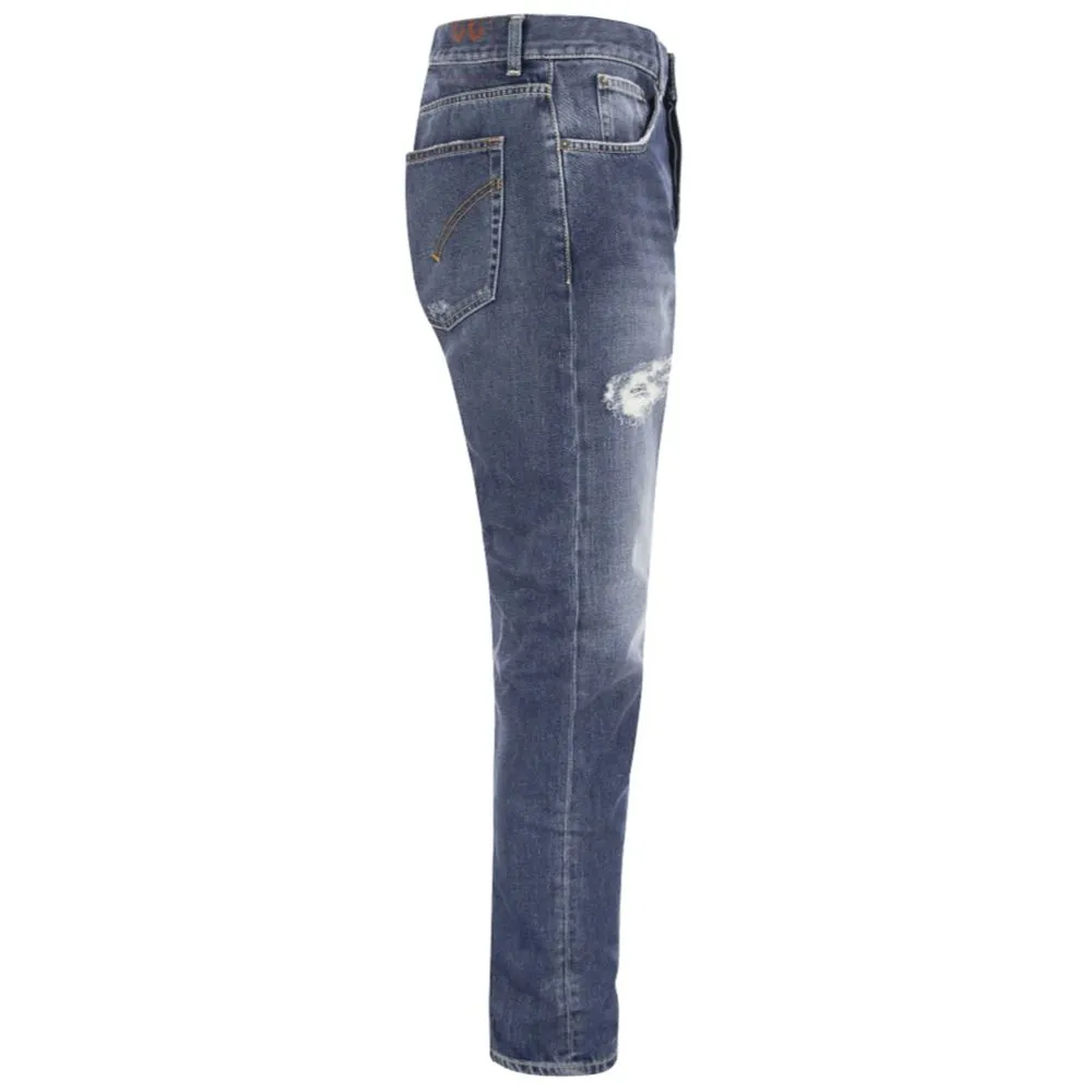 Distressed Blue Cotton Mius Jeans sold by Louxly product image thumbnail 3
