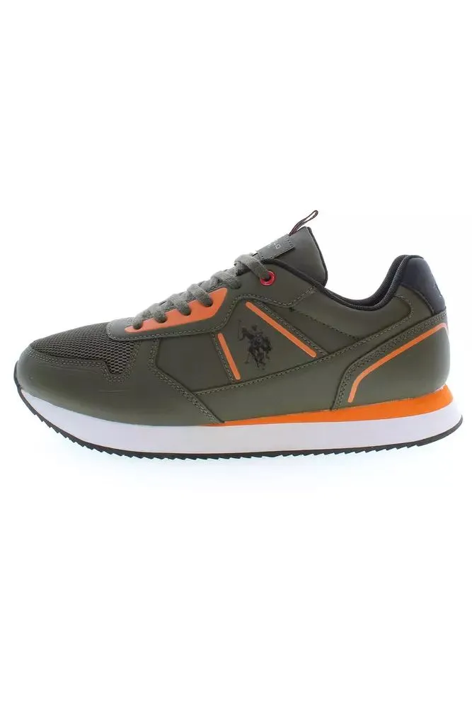 Green Polyester Men Sneaker sold by Louxly product image thumbnail 2