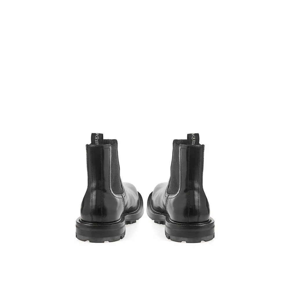 Sleek Black Leather Boots for Men sold by Louxly product image thumbnail 4