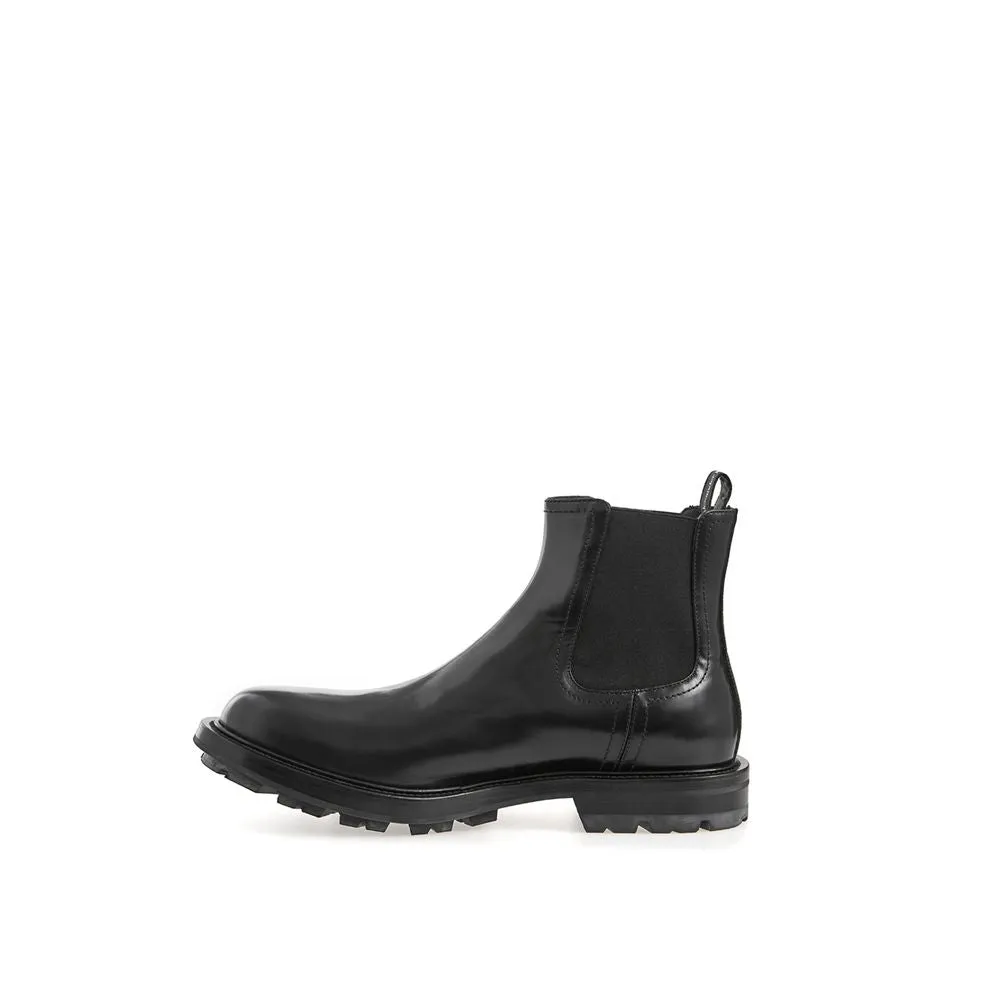 Sleek Black Leather Boots for Men sold by Louxly product image thumbnail 2
