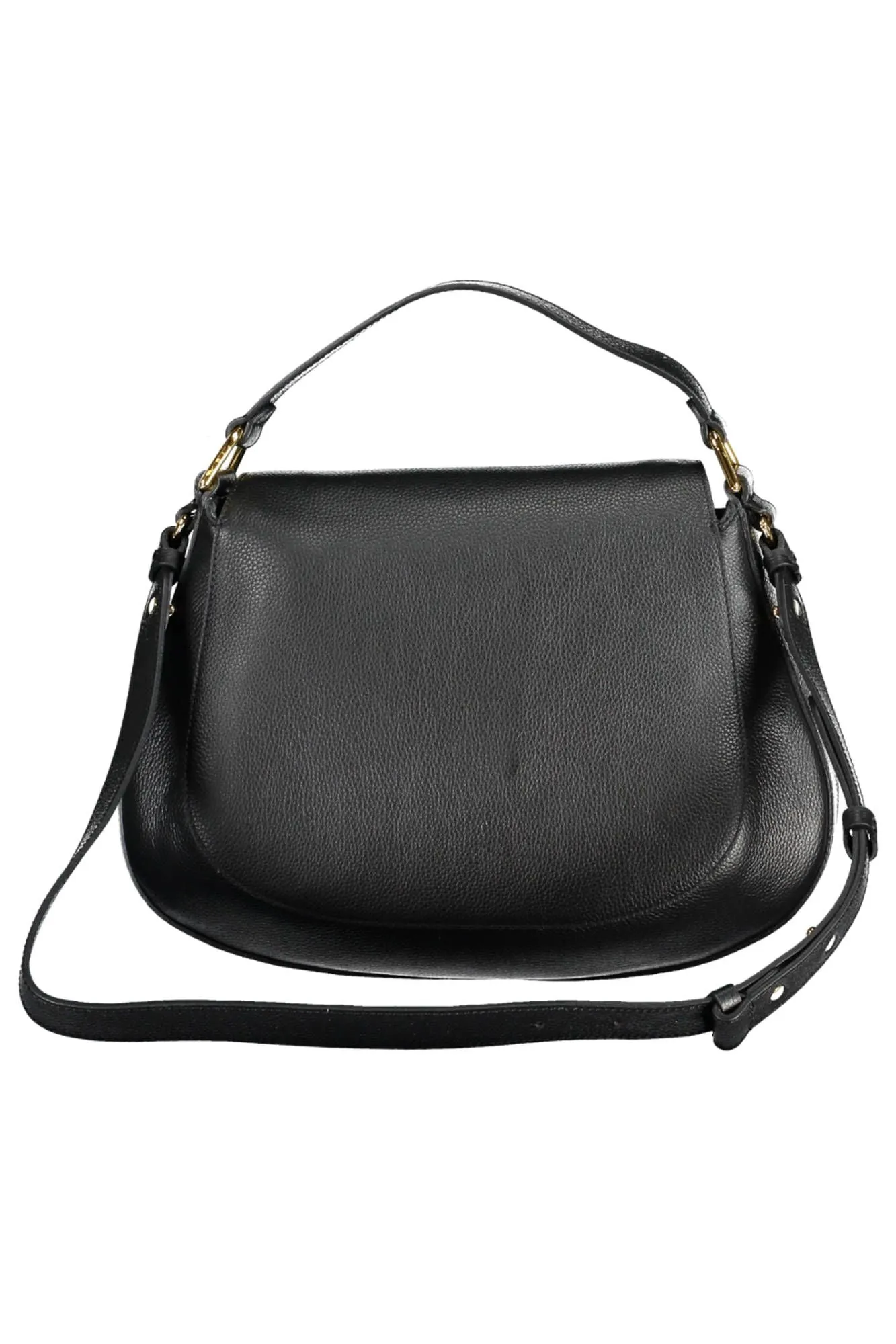 Elegant Black Leather Handbag with Versatile Strap sold by Louxly product image thumbnail 2