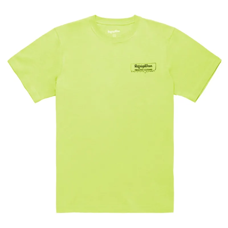 Crisp Cotton Logo Tee in Vibrant Yellow sold by Louxly