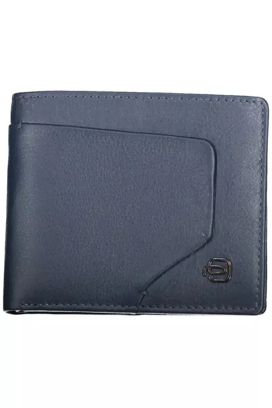 Blue Leather Men Wallet sold by Louxly