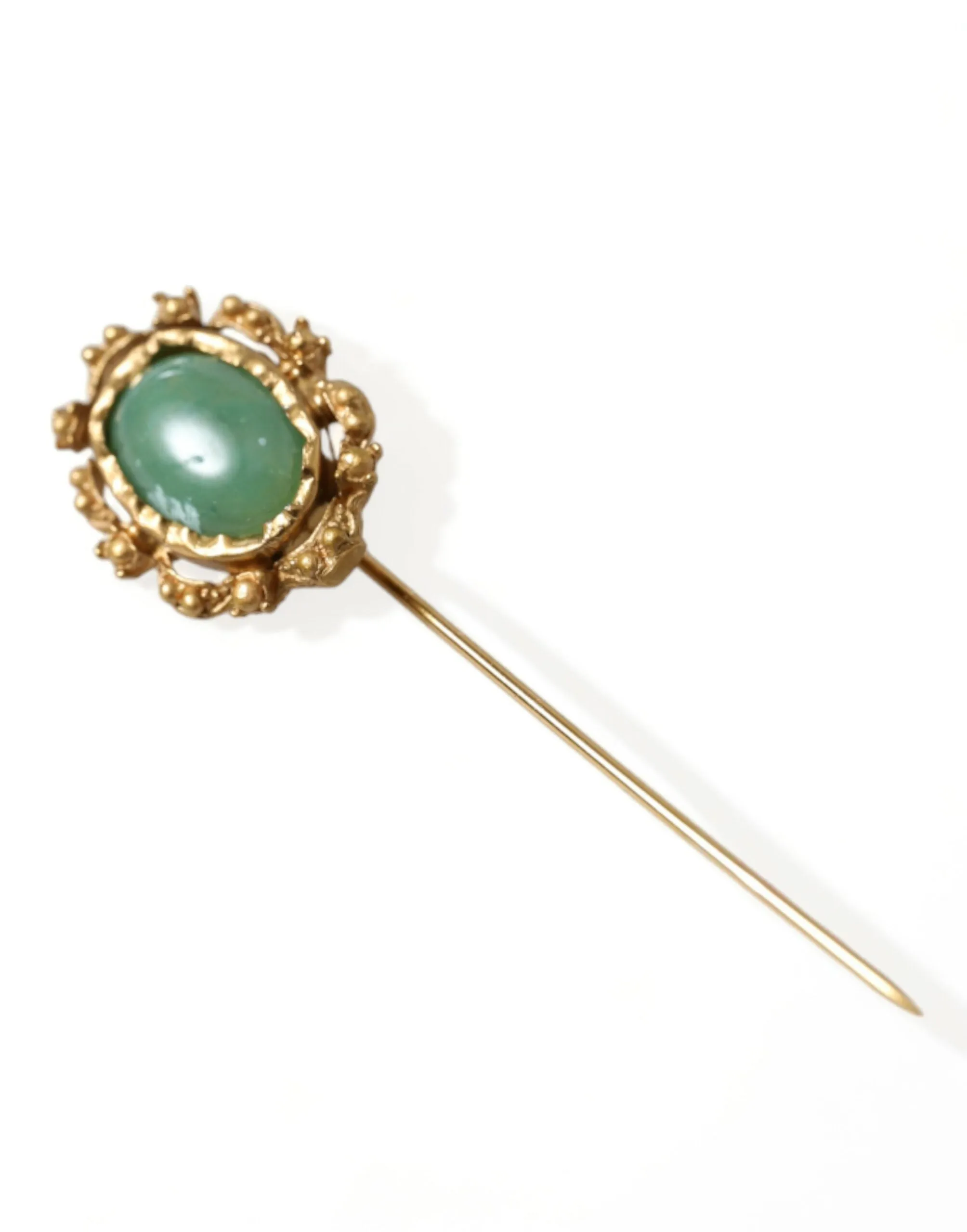 Elegant Gold-Tone Gemstone Pin Brooch sold by Louxly product image thumbnail 3