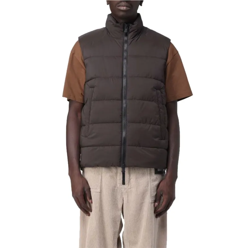 Brown Polyester Vest sold by Louxly