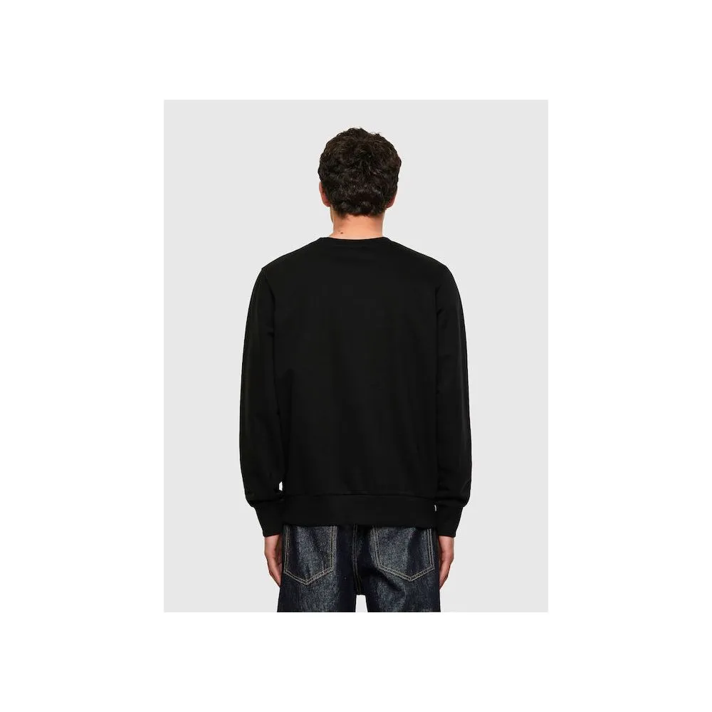 Sleek Black Cotton Blend Sweatshirt sold by Louxly product image thumbnail 3