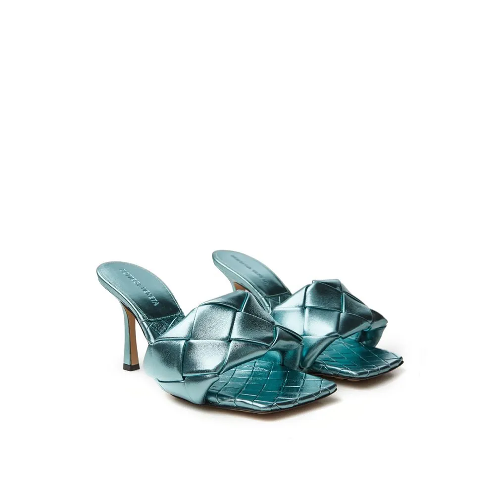 Elegant Light Blue Leather Sandals sold by Louxly product image thumbnail 3