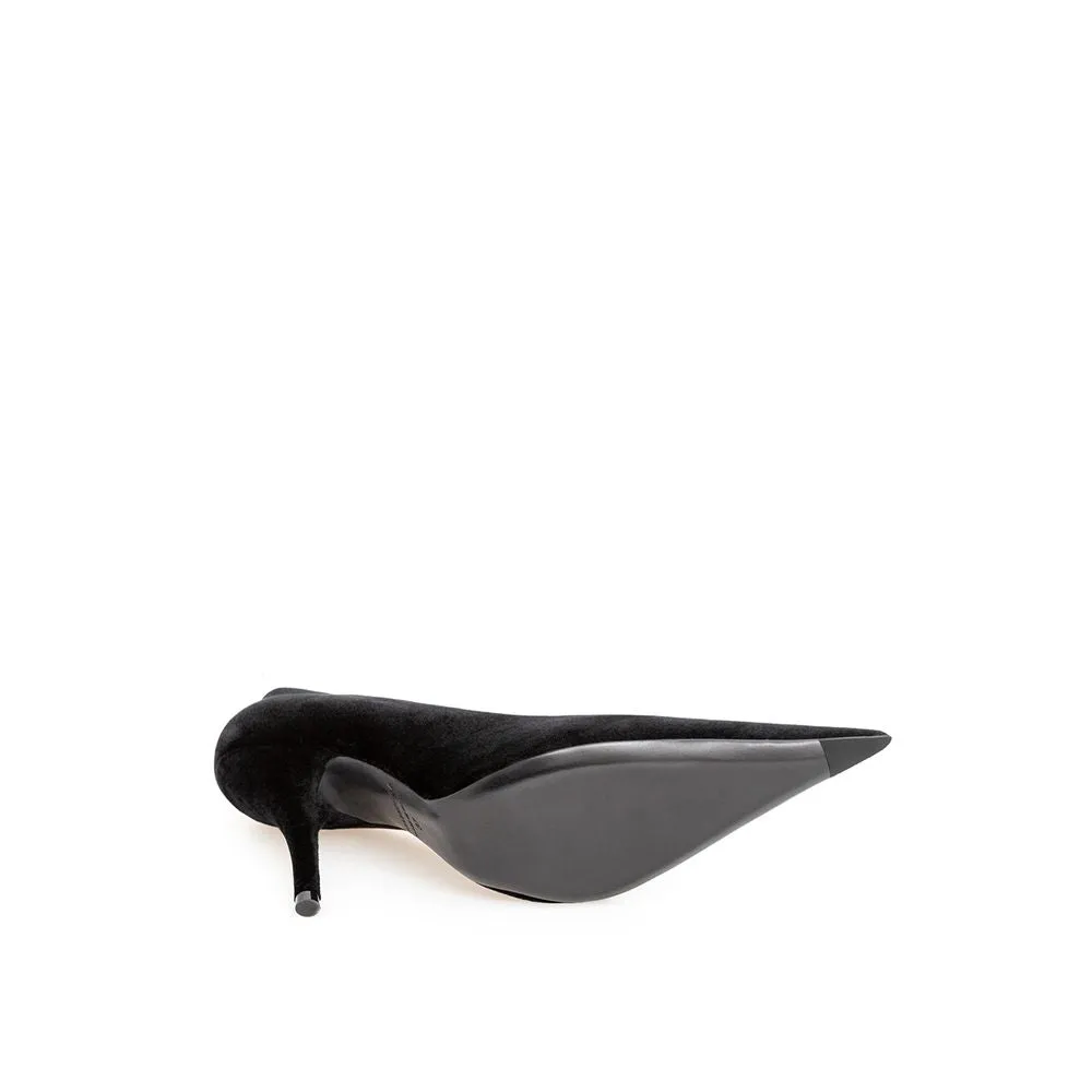 Elegant Velvet Black Pumps sold by Louxly product image thumbnail 5