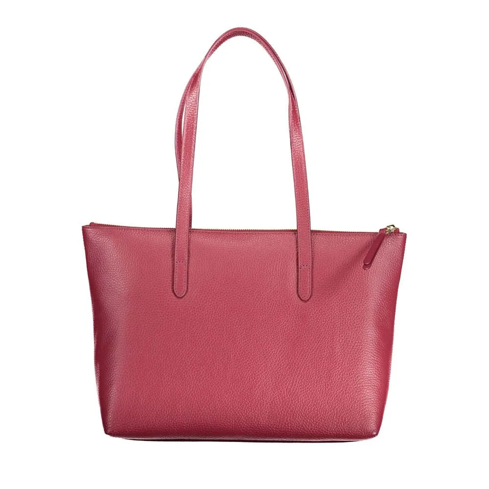 Red Leather Handbag sold by Louxly product image thumbnail 2