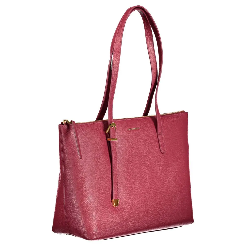 Red Leather Handbag sold by Louxly product image thumbnail 3