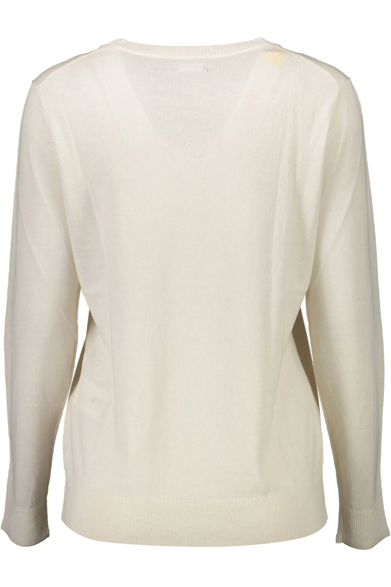 Elegant Beige Wool Sweater with Classic Logo sold by Louxly product image thumbnail 2