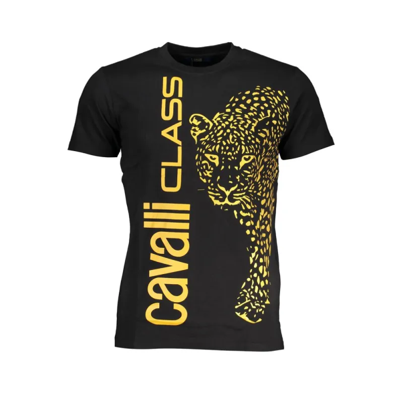 Black Cotton T-Shirt sold by Louxly