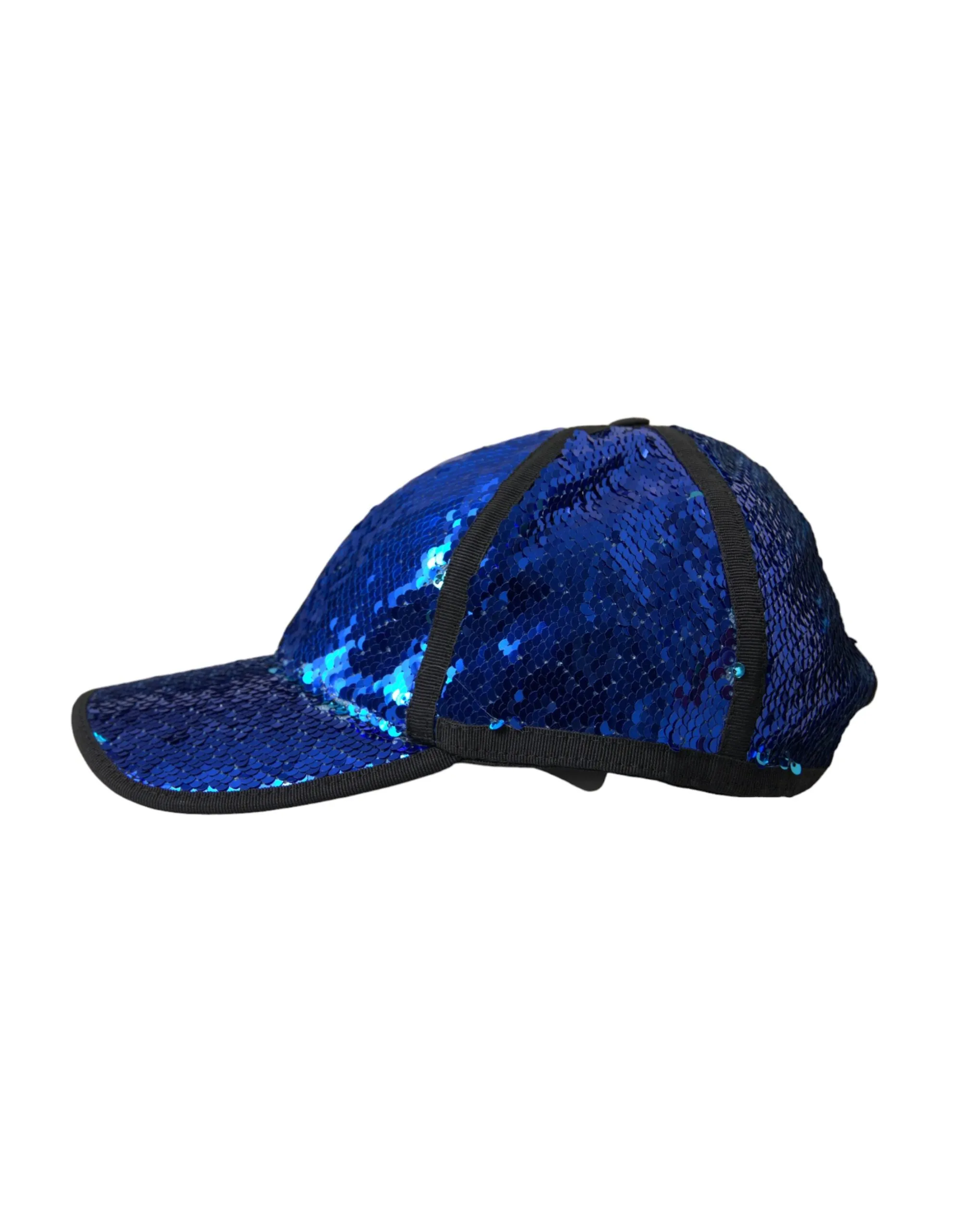 Royal Blue Sequin Baseball Hat Men sold by Louxly product image thumbnail 2