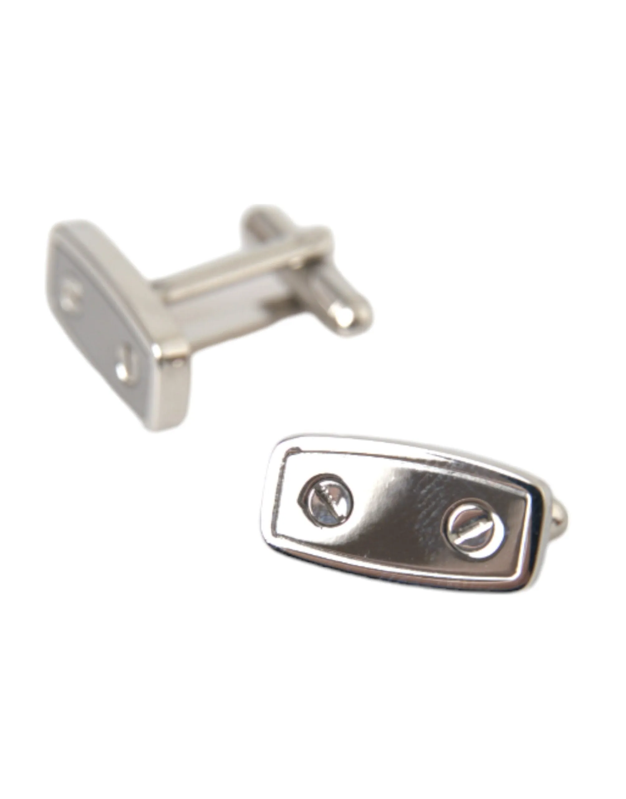 Silver Plated Metal Brass Pin Men Cufflinks sold by Louxly product image thumbnail 4
