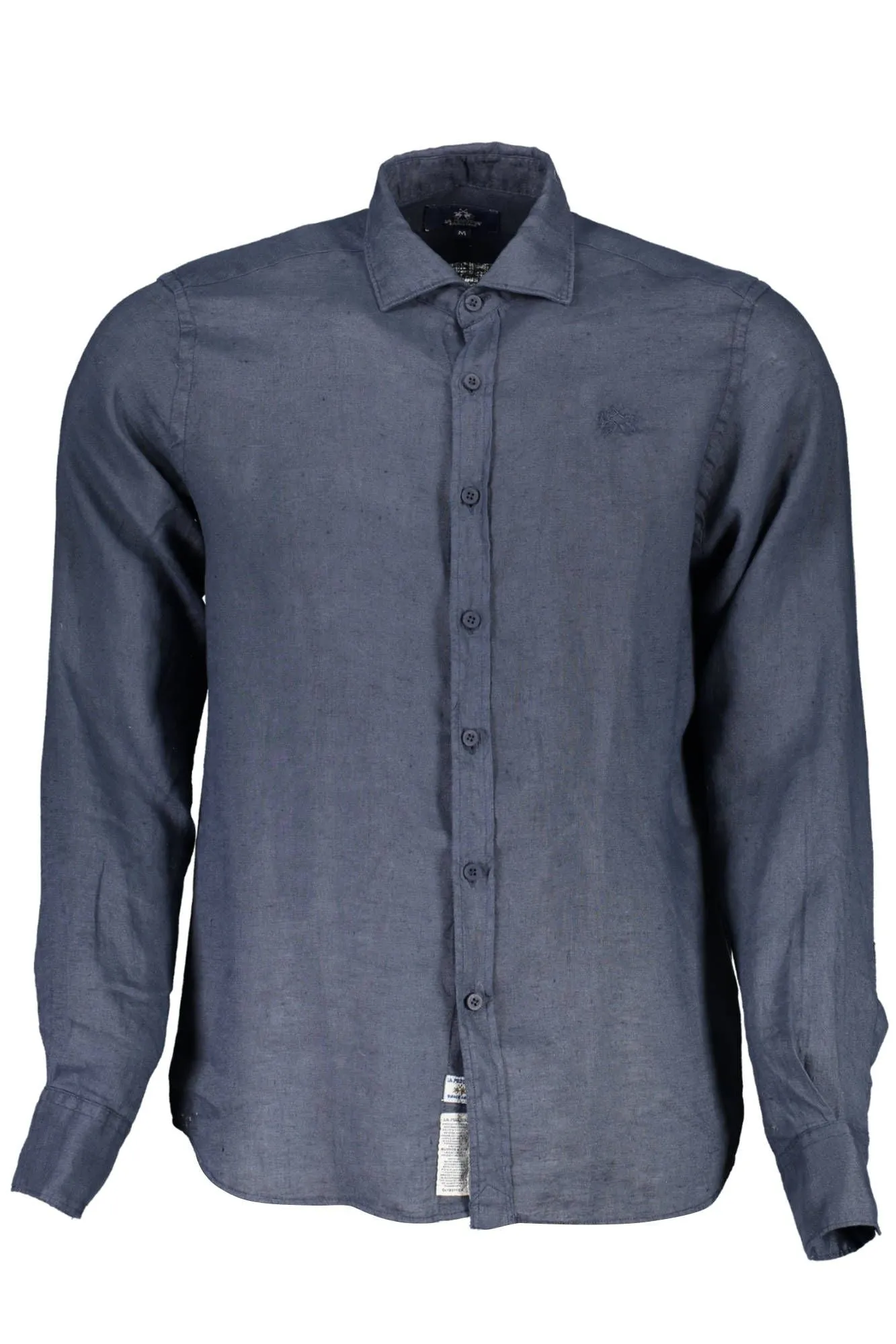 Blue Linen Men Shirt sold by Louxly