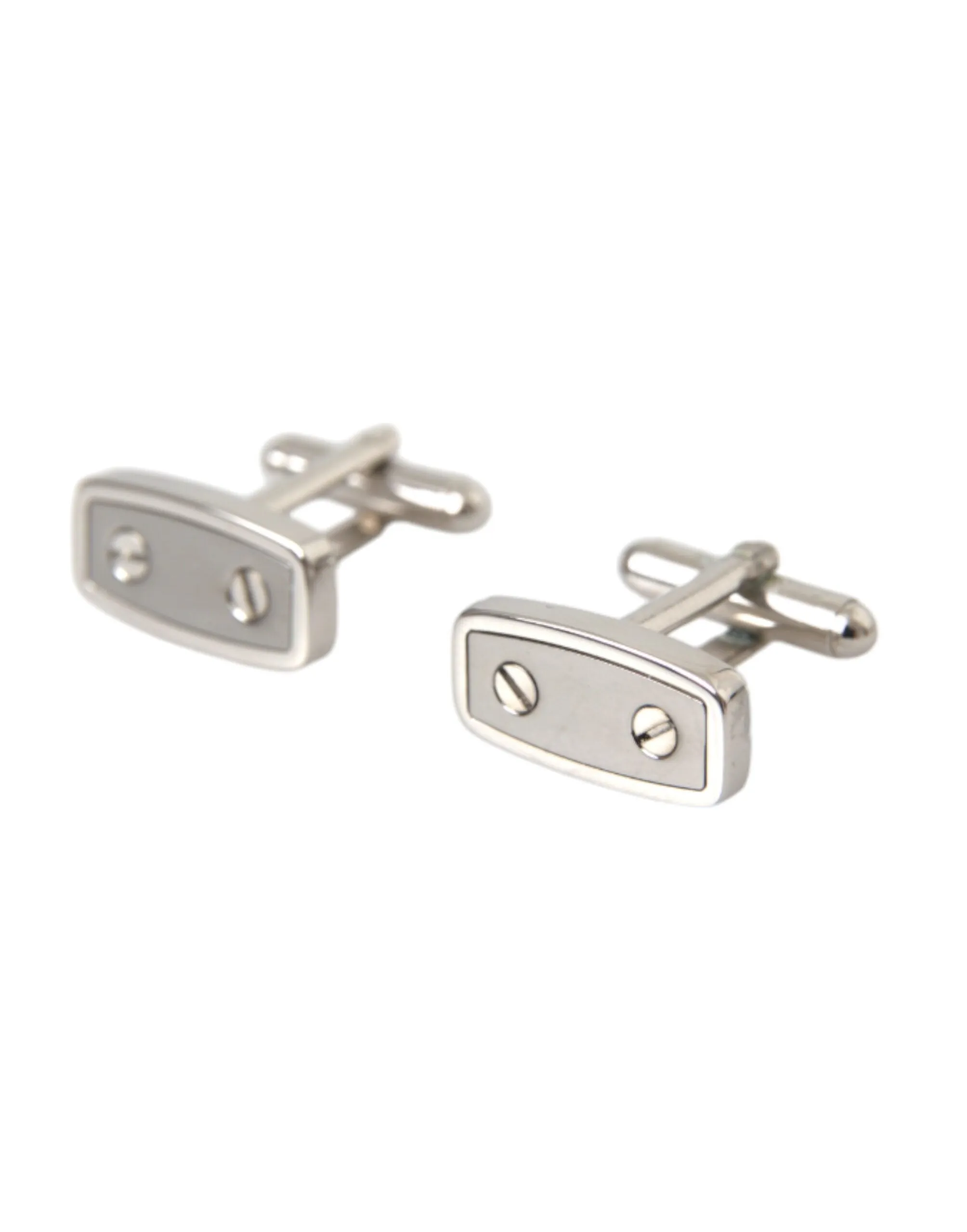 Silver Plated Metal Brass Pin Men Cufflinks sold by Louxly product image thumbnail 2