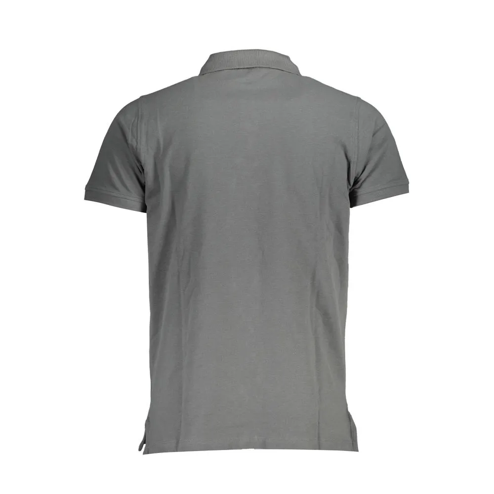 Gray Cotton Polo Shirt sold by Louxly product image thumbnail 2