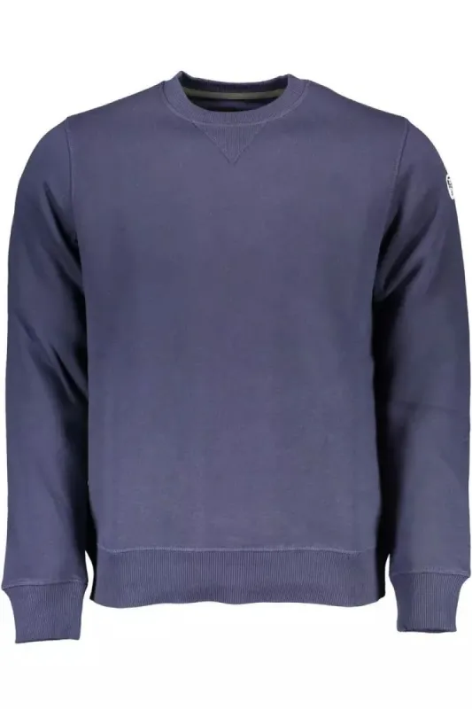 Blue Cotton Men Sweater sold by Louxly