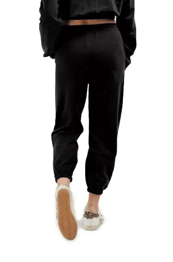 Elegant Cotton Sweatpants with Logo Detail sold by Louxly product image thumbnail 2