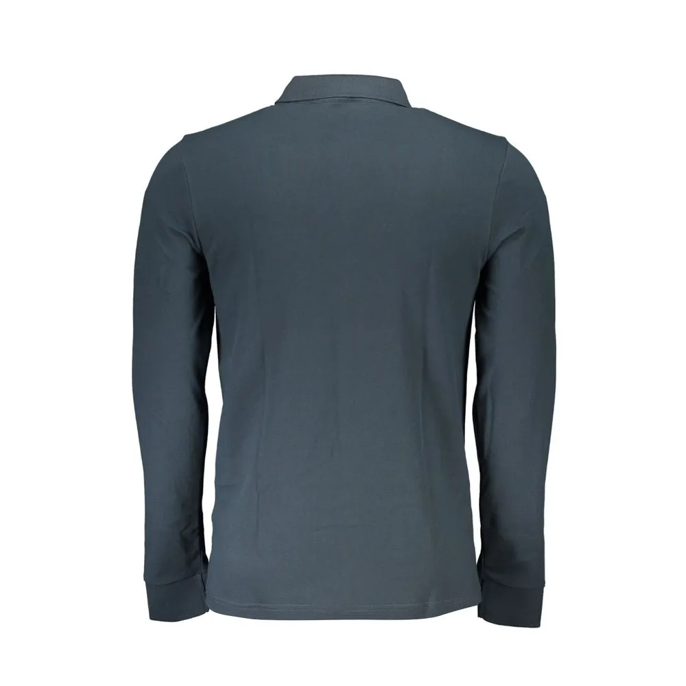Elegant Long-Sleeved Slim Fit Polo Shirt sold by Louxly product image thumbnail 2