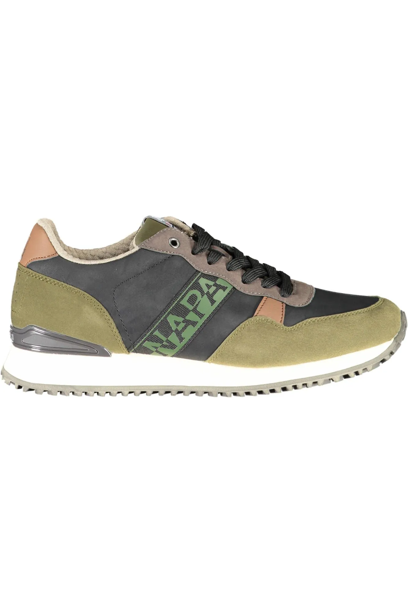 Green Polyester Men Sneaker sold by Louxly