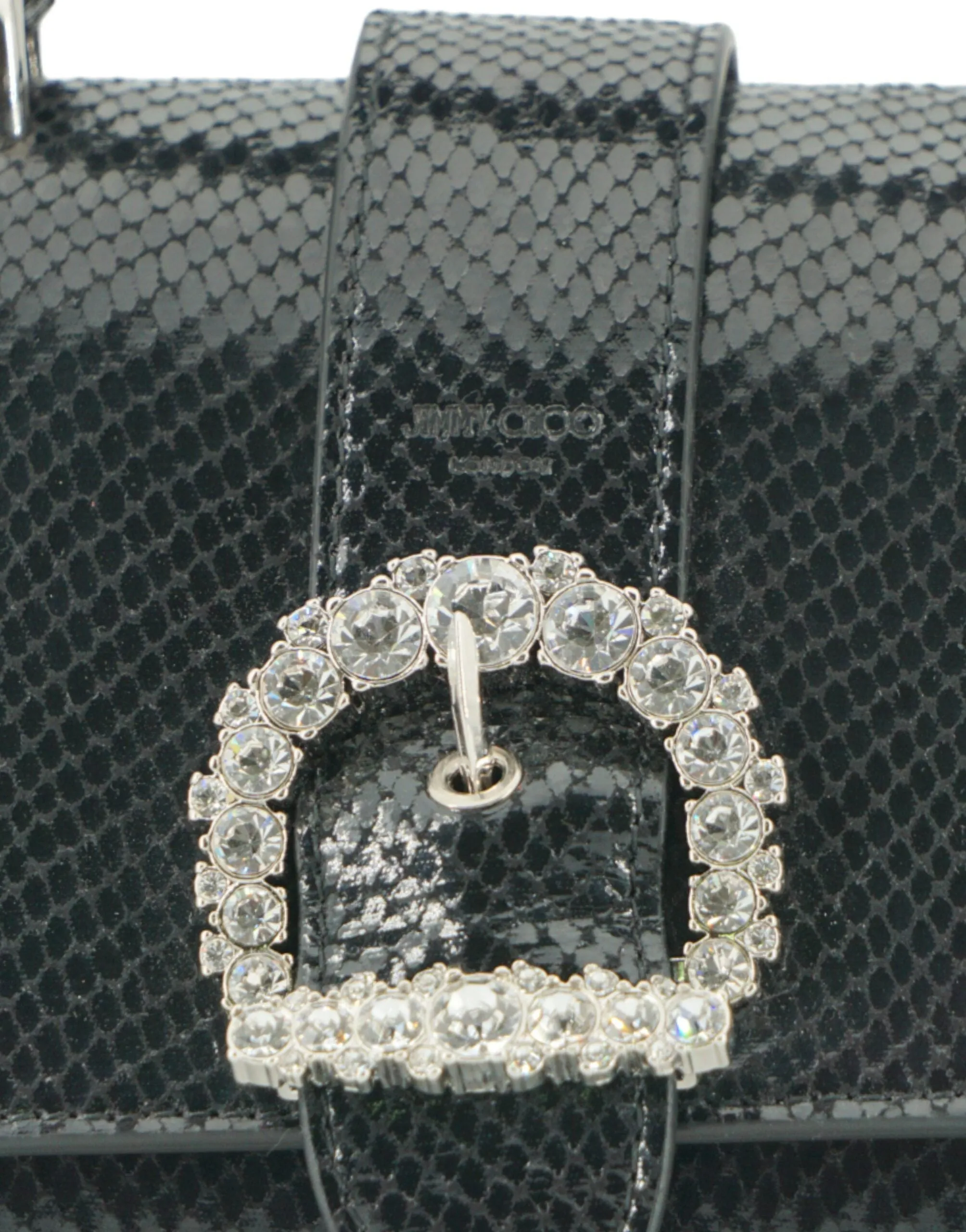 Black Leather Top Handle Shoulder Bag sold by Louxly product image thumbnail 4