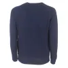 Elegant Dark Blue Cashmere Sweater sold by Louxly
