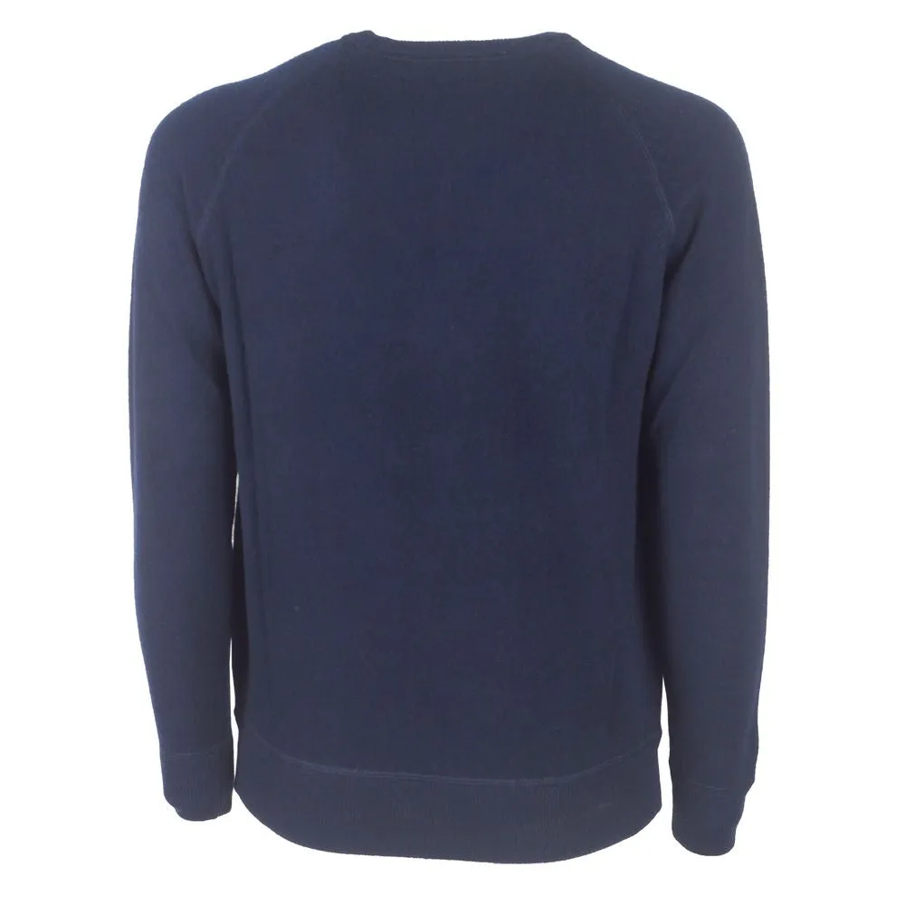 Elegant Dark Blue Cashmere Sweater sold by Louxly product image thumbnail 2