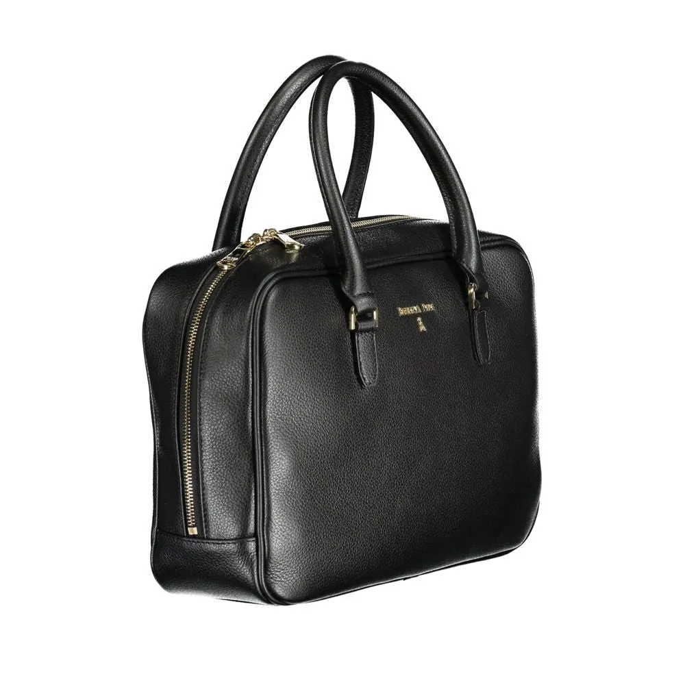 Black Leather Handbag sold by Louxly product image thumbnail 3