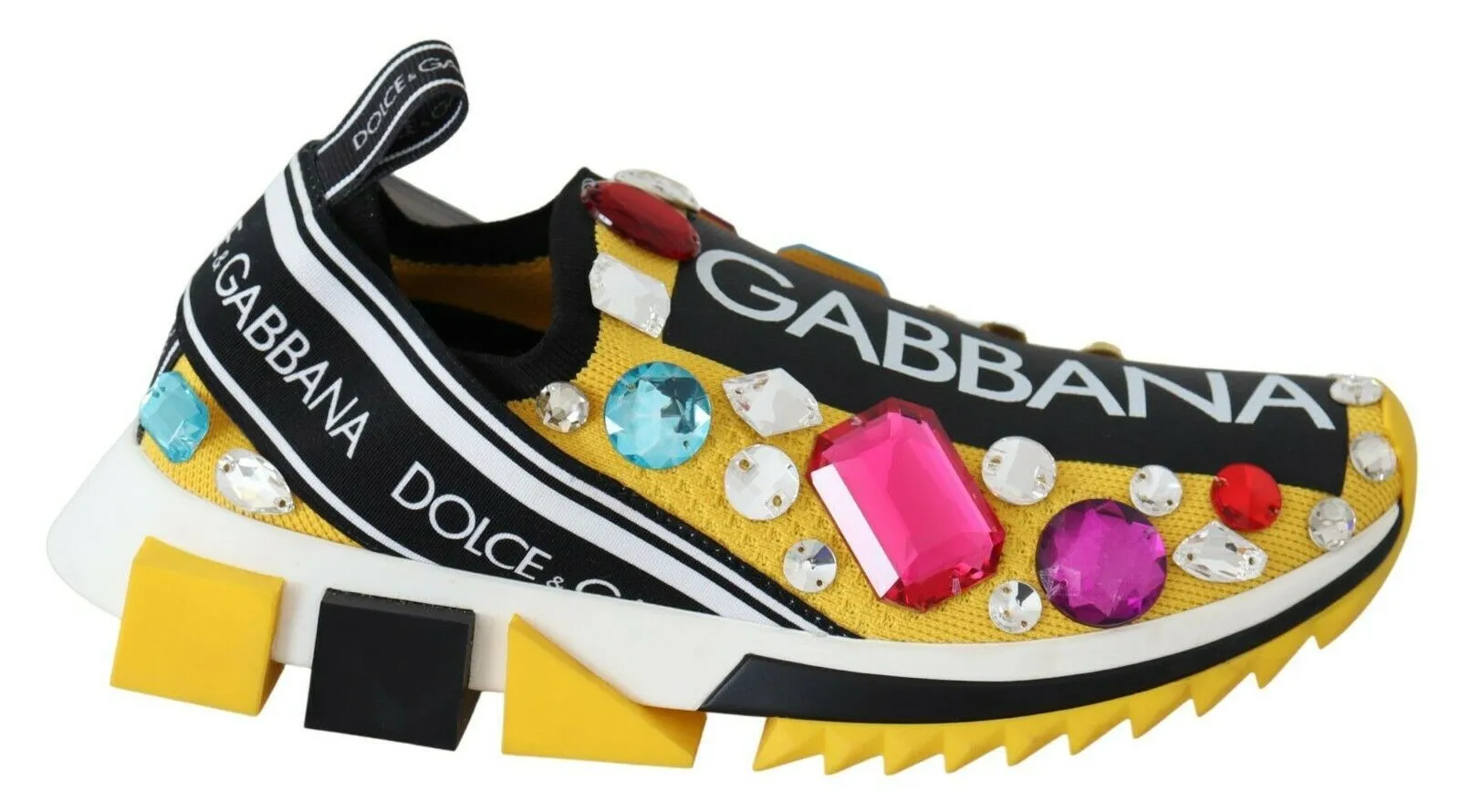 Embellished Yellow Sorrento Sneakers sold by Louxly