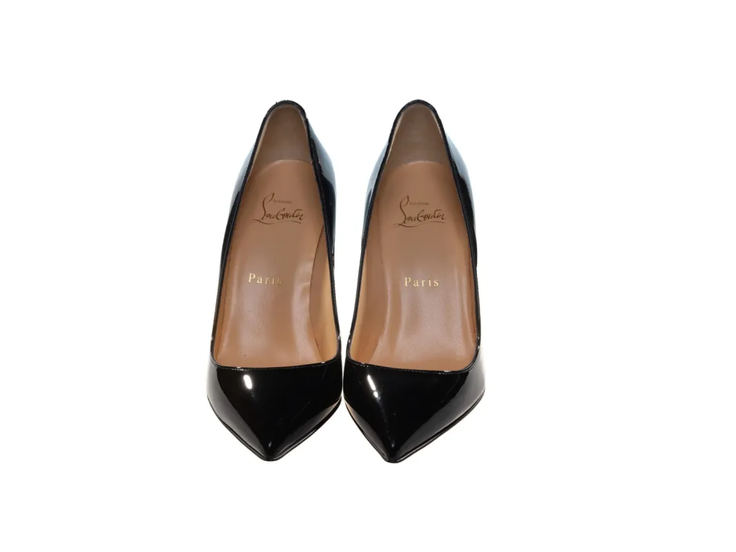 Pigalle 85 Black Leather High Heel Pumps sold by Louxly
