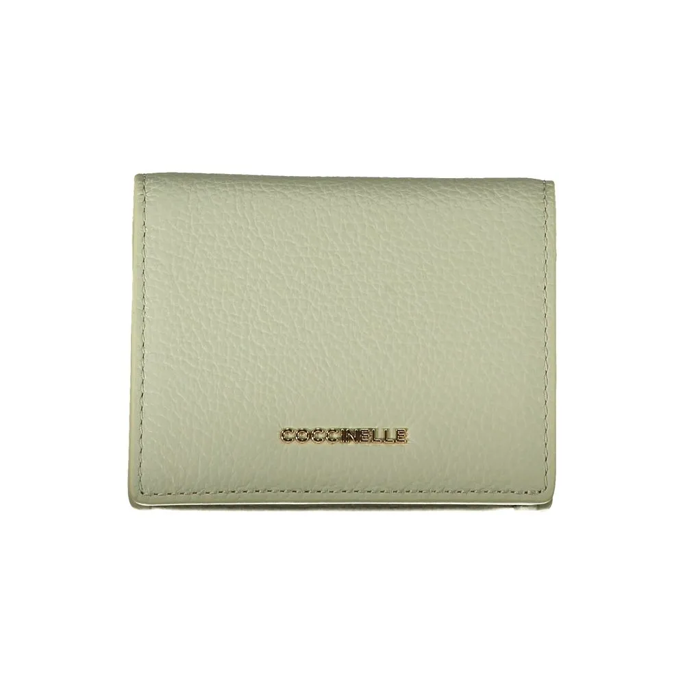 Green Leather Wallet sold by Louxly