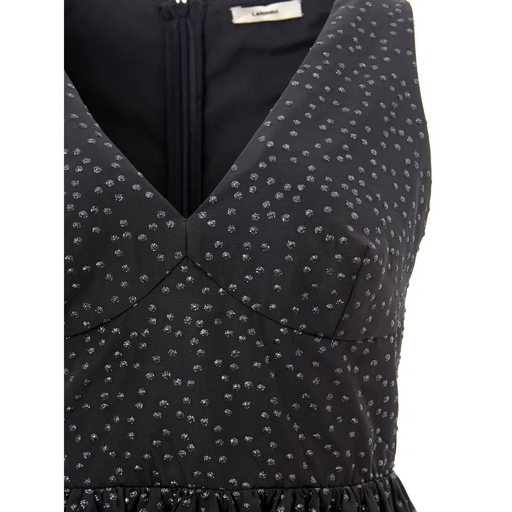 Elegant Black Polyethylene Dress sold by Louxly product image thumbnail 5