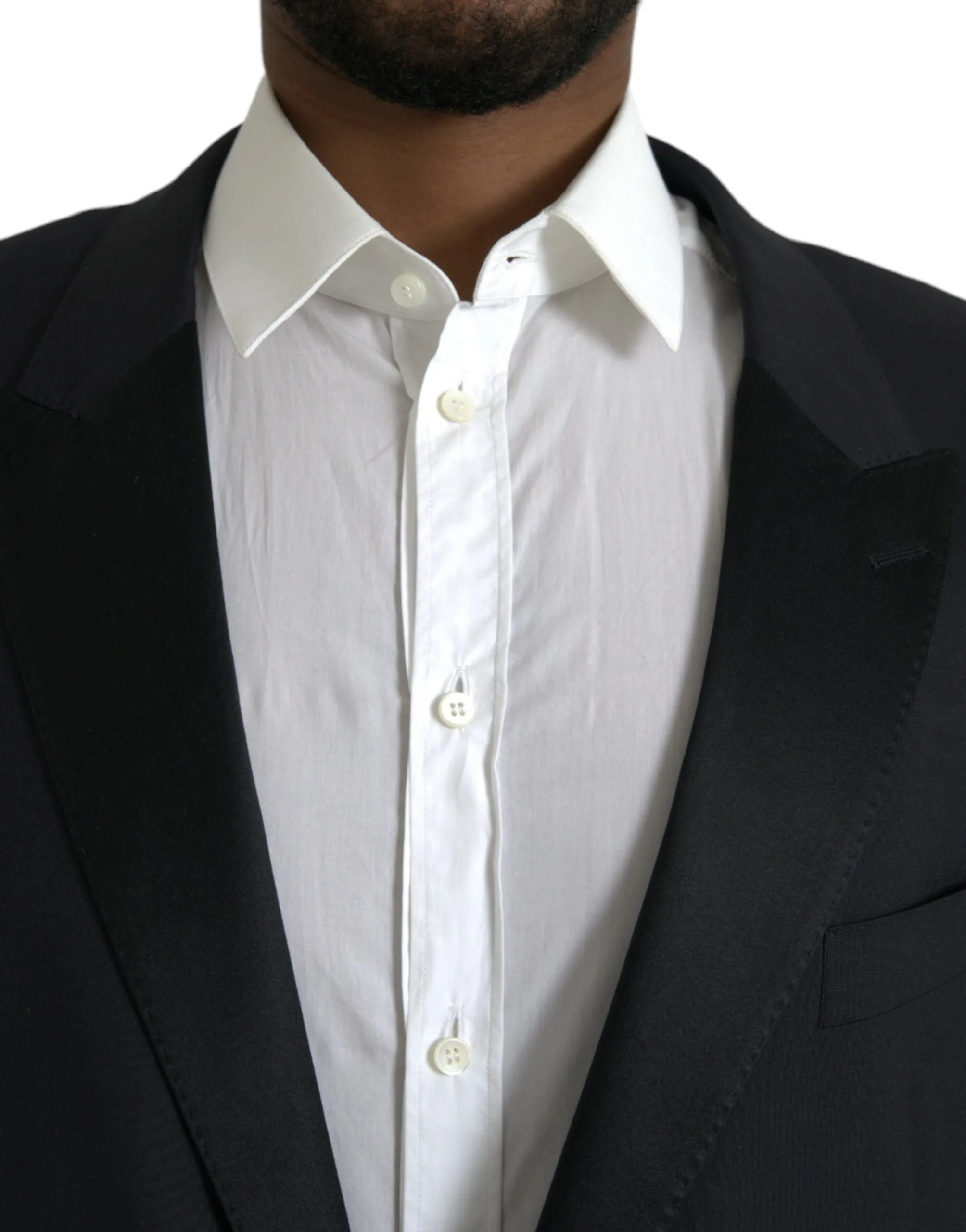 Blue MARTINI Single Breasted Coat Blazer sold by Louxly product image thumbnail 4