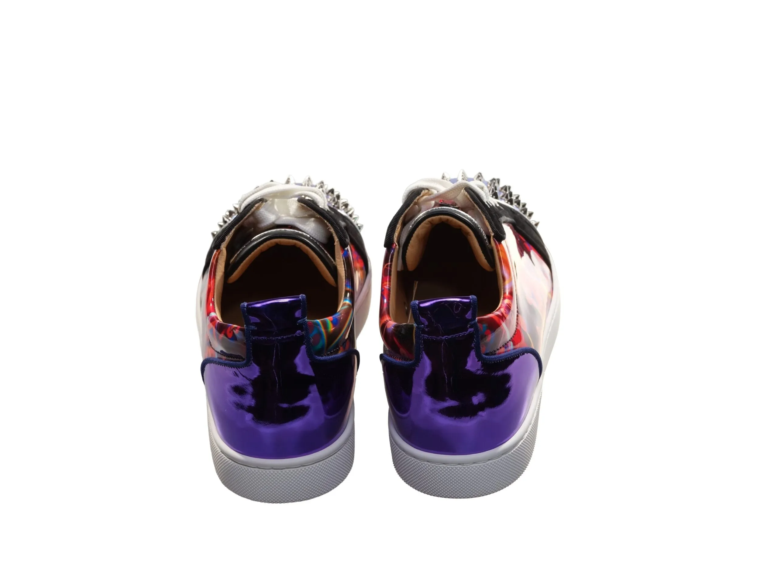 Louis Spikes Orlato Contrast Multicolor Laceup Sneakers sold by Louxly product image thumbnail 2