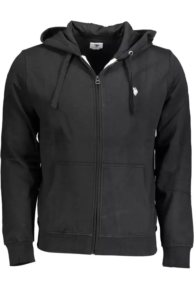 Classic Zippered Hoodie with Embroidered Logo sold by Louxly