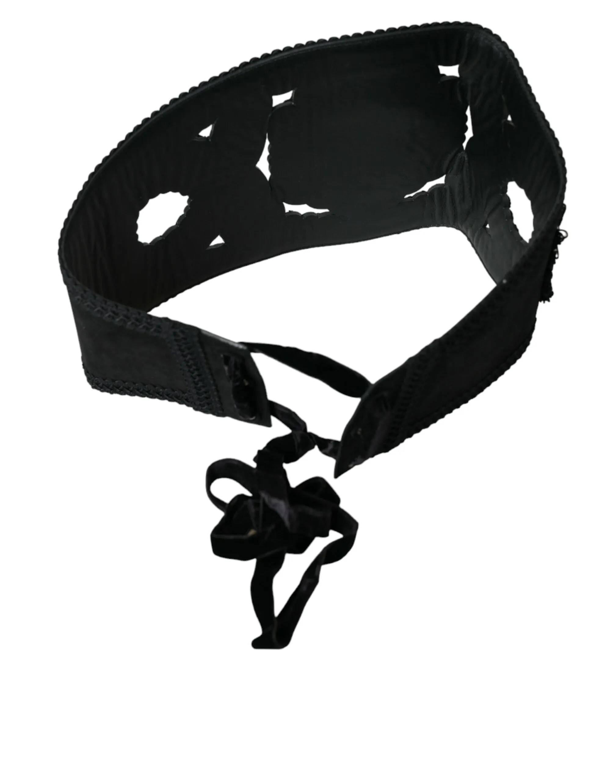 Black Canvas Embellished Waist Women Belt sold by Louxly product image thumbnail 3