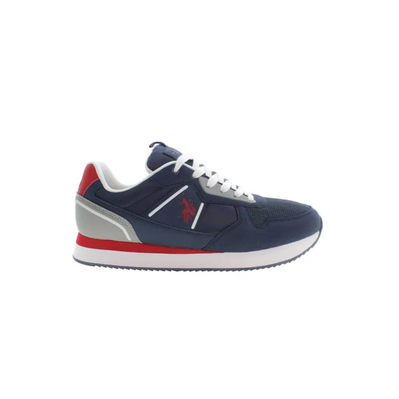 Blue Polyester Men Sneaker sold by Louxly