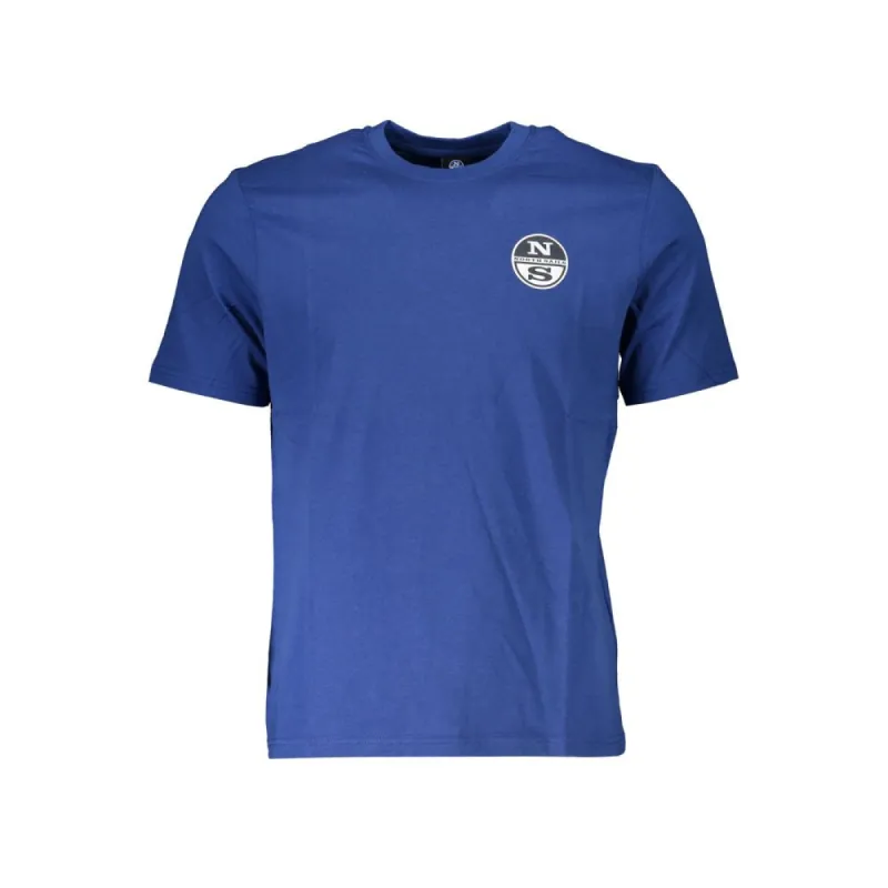 Blue Cotton T-Shirt sold by Louxly