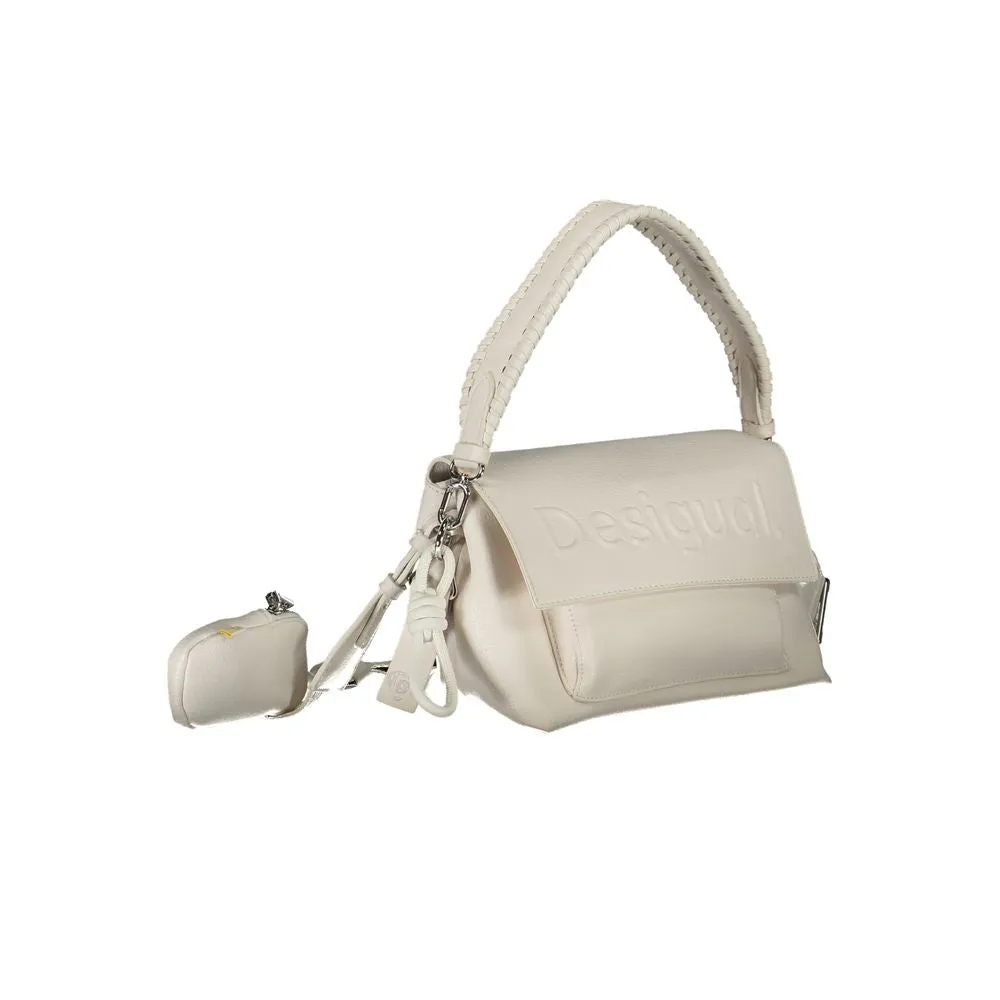 White Polyethylene Handbag sold by Louxly product image thumbnail 3