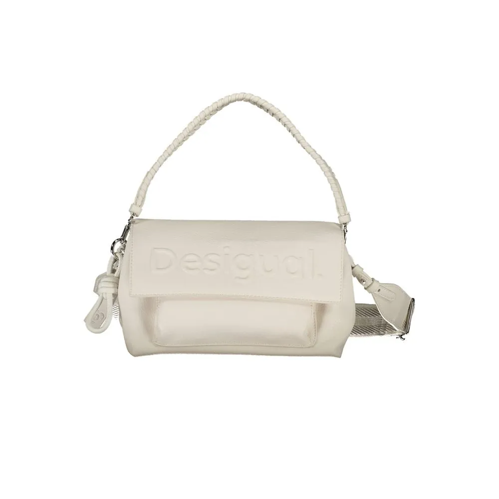 White Polyethylene Handbag sold by Louxly