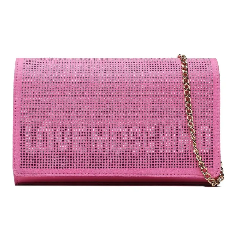 Chic Pink Rhinestone-Studded Shoulder Bag sold by Louxly