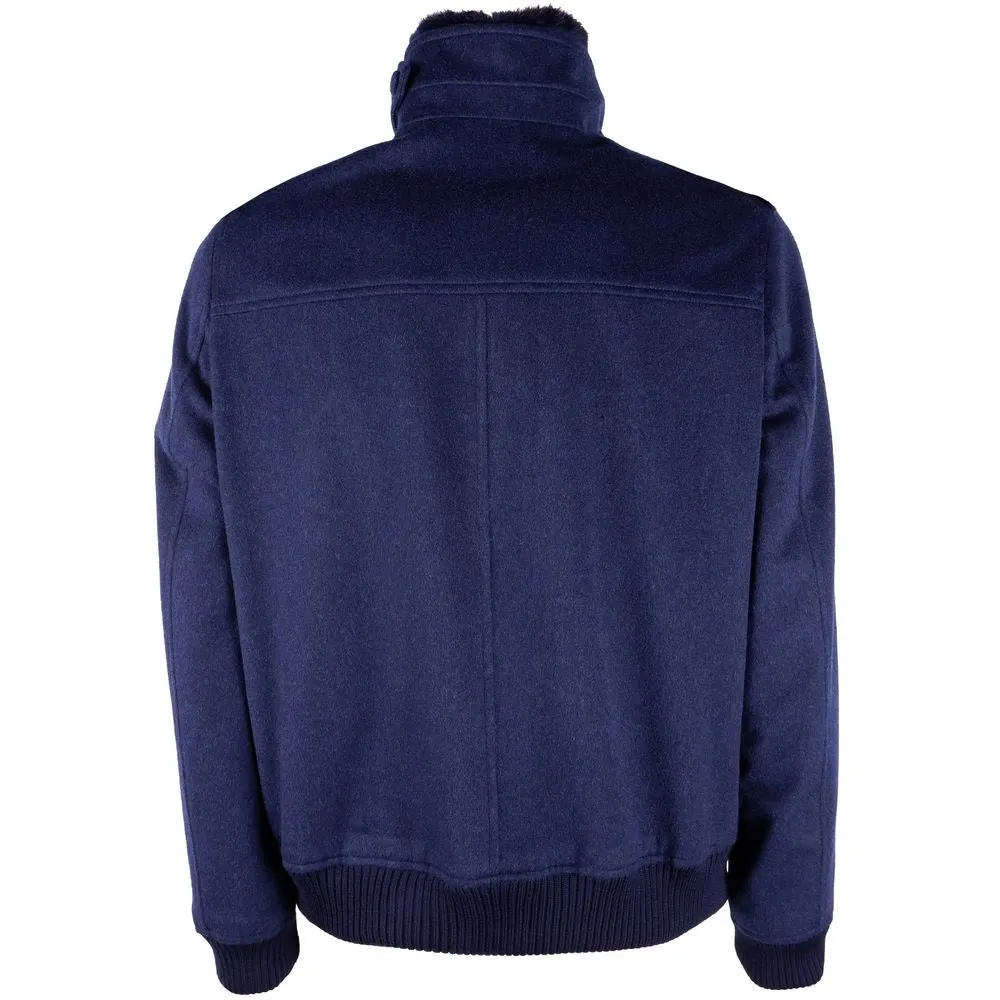 Blue Wool Vergine Jacket sold by Louxly product image thumbnail 2