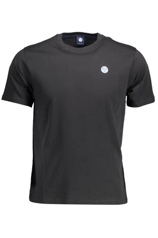 Black Cotton Men T-Shirt made by North Sails